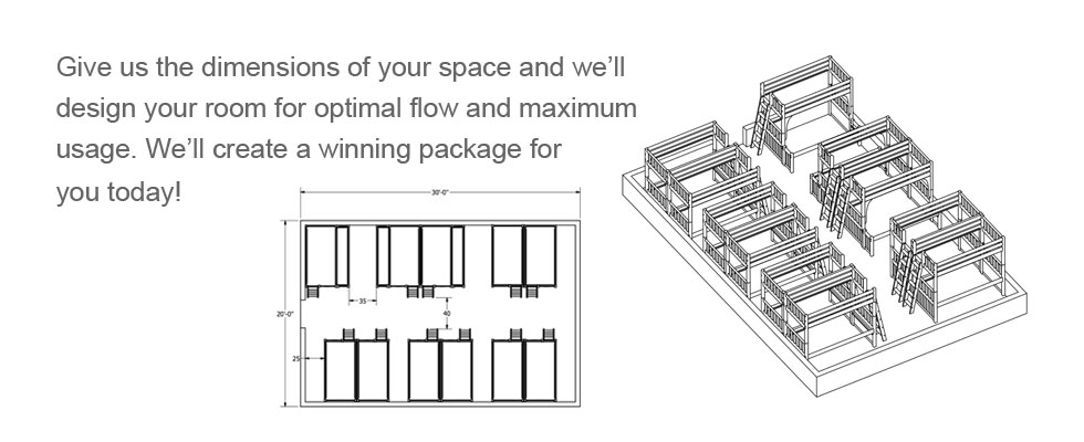 Just give us the dimensions of the bed you are interested in buying, we can create a winning package for you today!