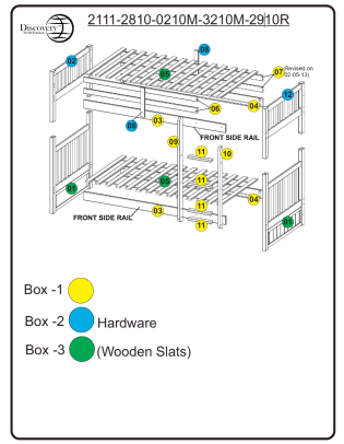 Donco outlet replacement slide