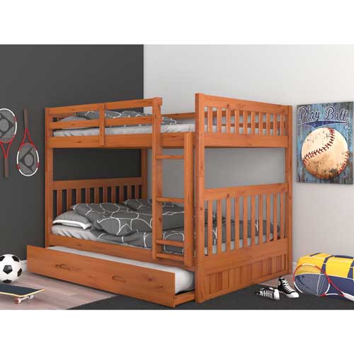 Bunk Beds Loft Captains, Bunk Trundle All In One Bed
