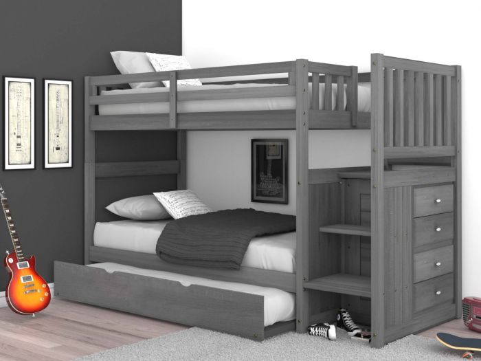 Discovery World Furniture Twin, Wayfair Bunk Beds With Stairs